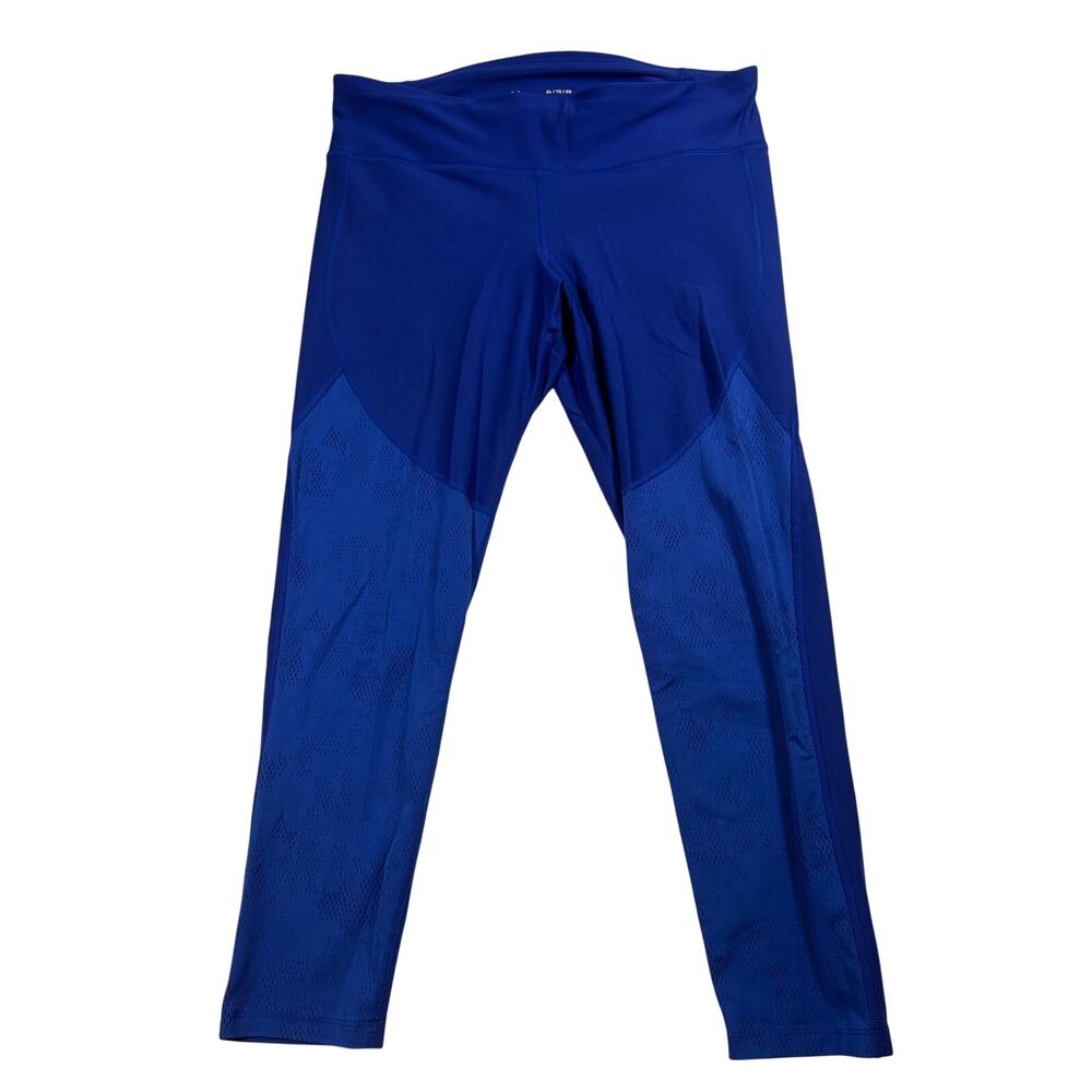 Under Armour Blue leggings Women‎ XL Heatgear back pocket